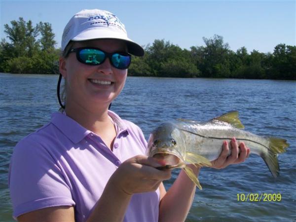 woman with snook