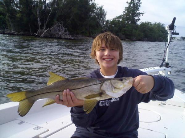 boy with snook