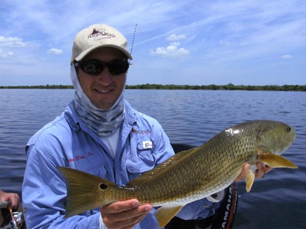 guide with redfish
