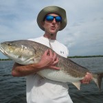 Brent Wade with BIG Redfish 2