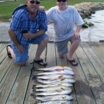 Rick and Shelby with a Mess of Fish